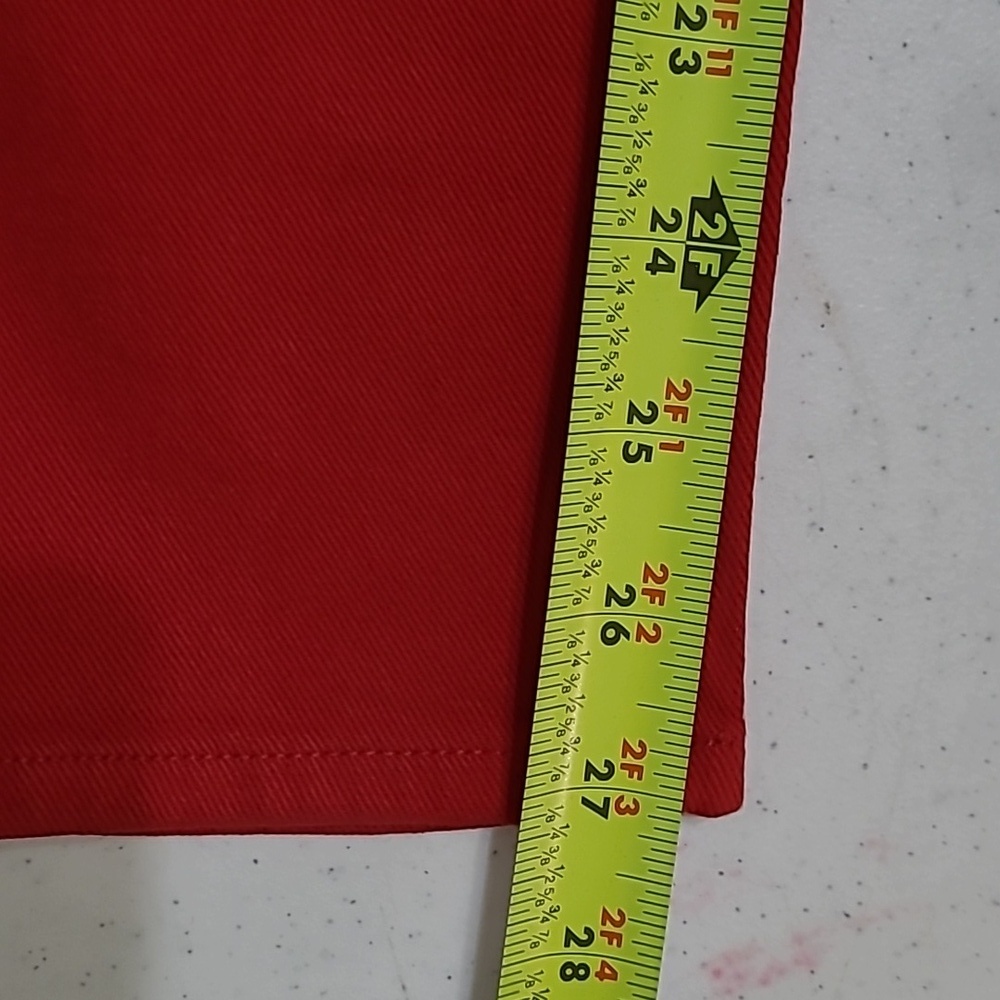 J. Crew Red Toothpick Ankle Jeans size 28 - Picture 8 of 9